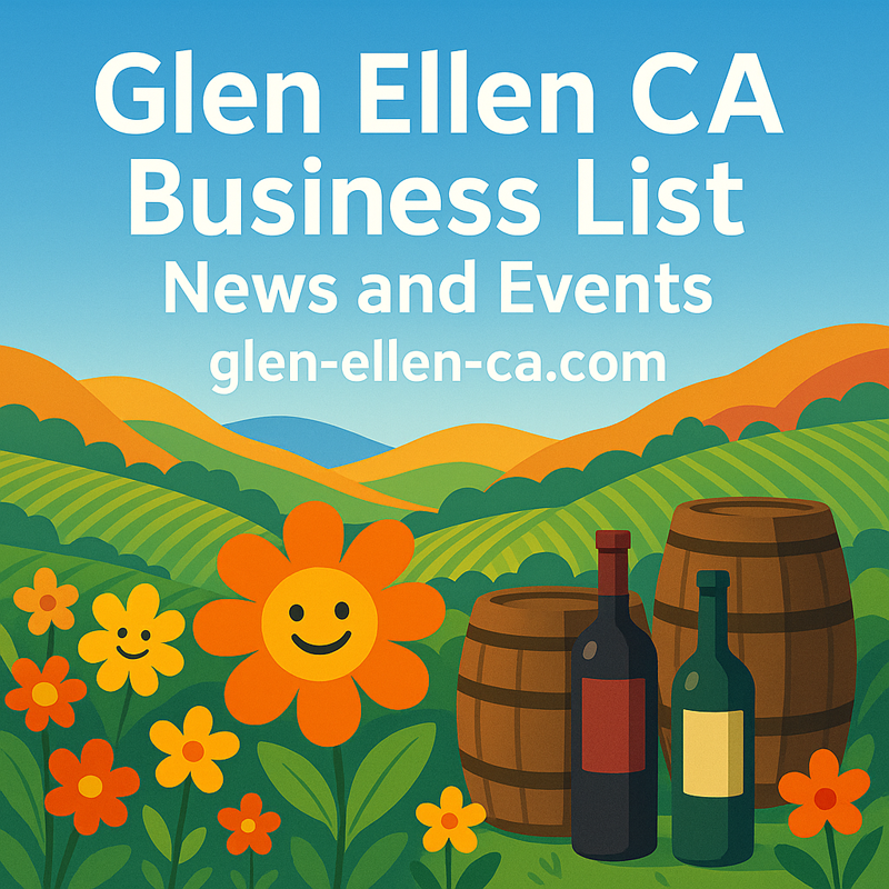 Glen Ellen CA Business List News and Events
