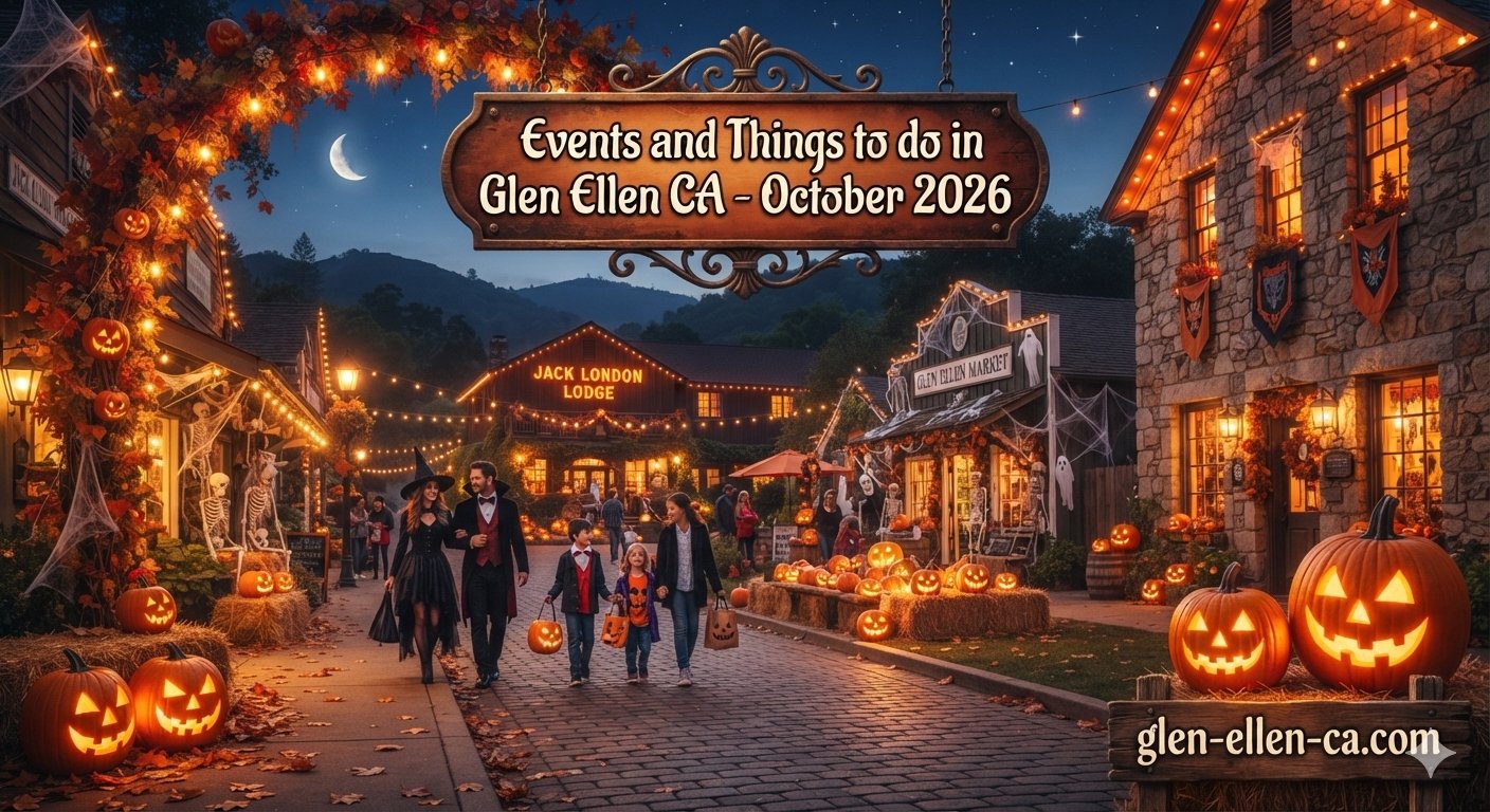You are currently viewing Events and Things to do in Glen Ellen CA October 2026